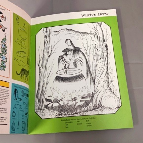 Highlights Hidden Pictures 1980s Issue Magazine Halloween Image + Games 80s toys - Picture 2 of 3